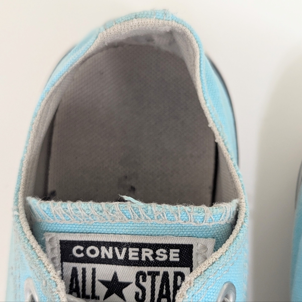 Baby Blue Converse Men's 4 Used - Picture 7 of 10